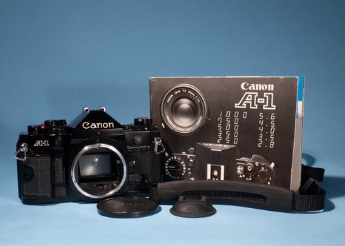 Canon 35mm slr film camera - a-1,