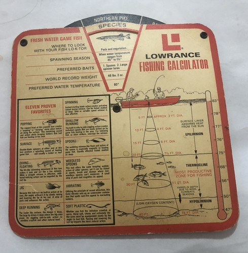 Vintage lowrance fishing - lowrance,