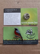 MME REDSTART Charity Pin Badge