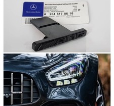 Mercedes AMG Front Grill Badge Emblem GT Panamericana - Gloss Black