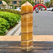 Golden Calcite Tower - Polished Crystal Obelisk - 2.4LB