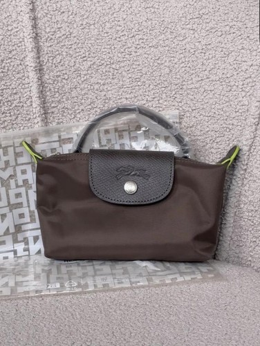 Longchamp mini pouch mocha - longchamp, pouch-