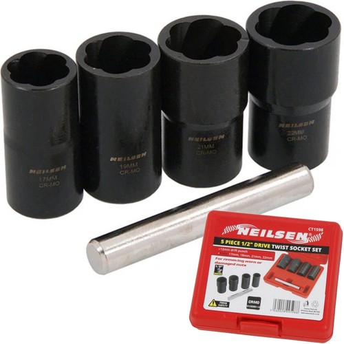 4pc grip twist sockets - 4pc, &
