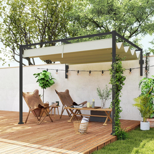 Lean to pergola with - 2,