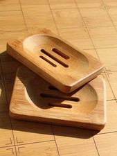 1pc Wooden Soap Dish with