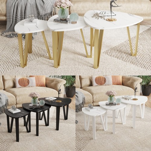 Triangular nesting tables - nesting, of
