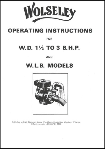 Wolseley wlb stationary - wolseley, wd