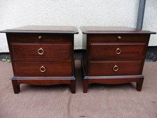 PAIR OF STAG MINSTREL MAHOGANY