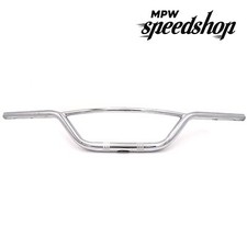 7/8'' 22mm Motorcycle Cross Bar Handlebars - Chrome