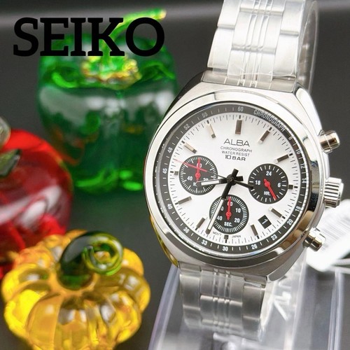 Seiko panda chronograph quartz - seiko,