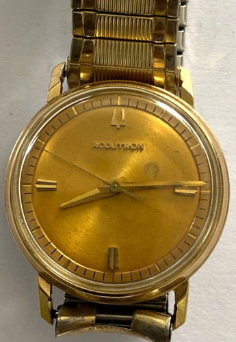 1962 bulova accutron - 214, 14k