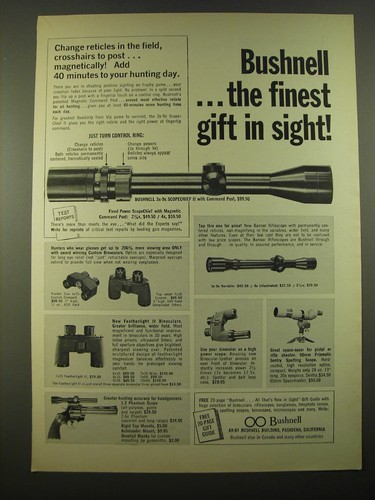 1965 bushnell scopes and - 1965,