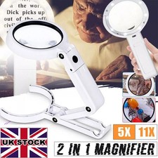 UK 5X/11x Magnifying Glass