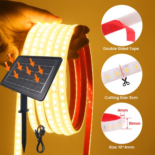 Waterproof solar led strip - waterproof,