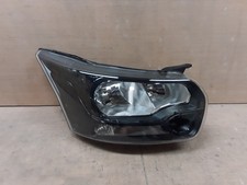 BLACK RH HEADLAMP HALOGEN RIGHT HEADLIGHT O/S  FORD TRANSIT 2014-2022