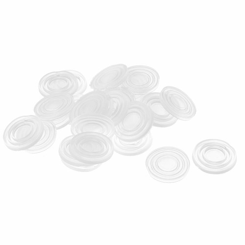 30pcs 24x3mm round clear - 24x3mm,