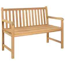Garden Bench 114 cm Solid Teak Wood vidaXL
