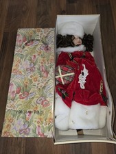 The Knightsbridge Collection Porcelain Doll Victoria Christmas Out New In Box