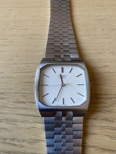 Seiko Tank Men’s Vintage Watch Analogue Quartz 7810-5019 - Stainless Steel