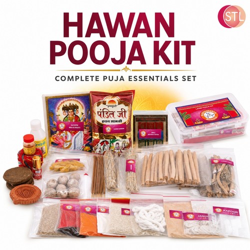 Complete hawan pooja kit - hawan,