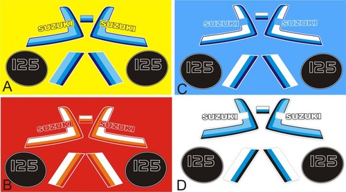 Suzuki ts125er decal - suzuki, kit