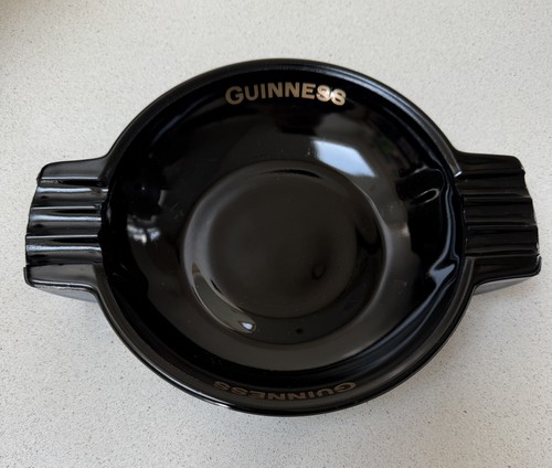 Vintage guinness black glass - guinness,