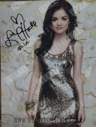 Lucy hale signed cinderella - lucy,