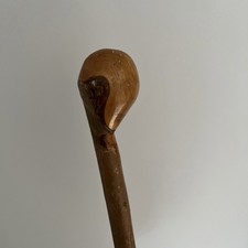 vintage wooden walking cane stick