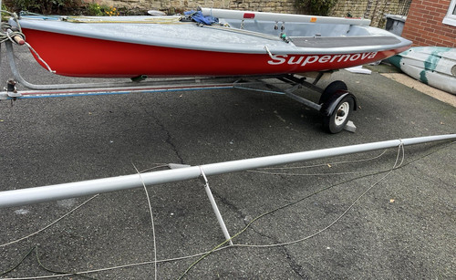 Supernova sailing dinghy with - sailing,