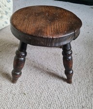 Antique Victorian Oak Milking