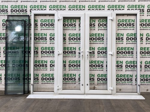 French doors with sidelights - french,
