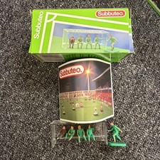 90s  Subbuteo All Weather Bench Set In Original Box 61139 Trainer Manager Subs