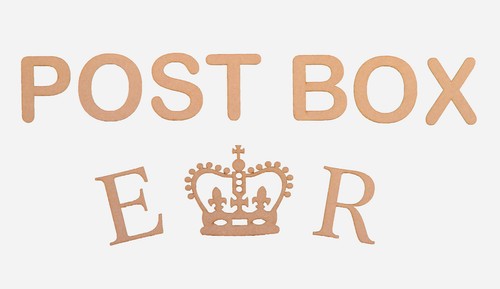Royal crown post - &, letters