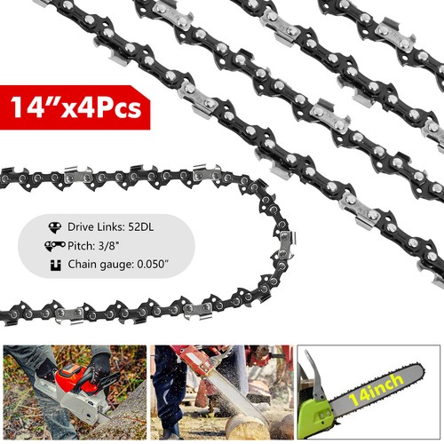 35cm chainsaw saw chain - 4x,