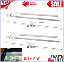 48"x13" Tempered Glass Canopy