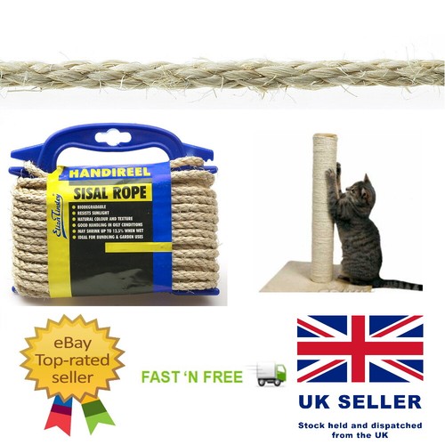 Natural sisal rope decking - natural,