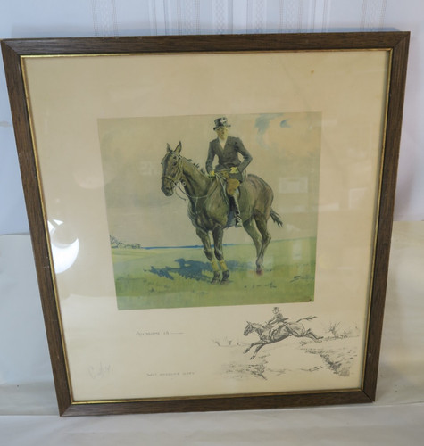 Vintage framed snaffles - framed,