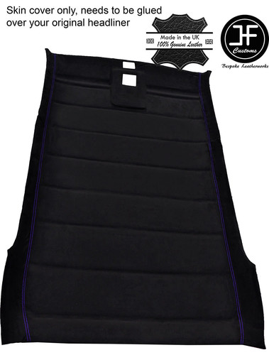 Purple stitch roof headliner - purple,