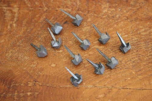 Lot hand forged - forged, nails