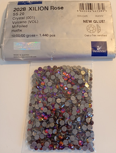 Swarovski ss20 volcano hotfix - ss20,