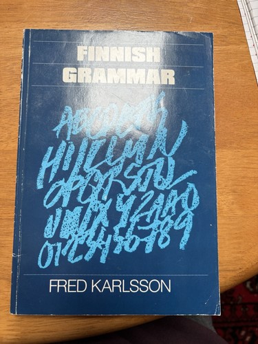 Finnish grammar fred - finnish,