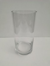 Clear Glass Cylinder Vase 24cm