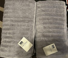 2 X Bath Sheets Grey