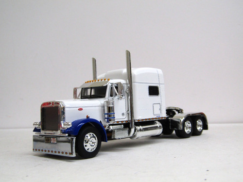Dcp white blue peterbilt - white/blue, 379