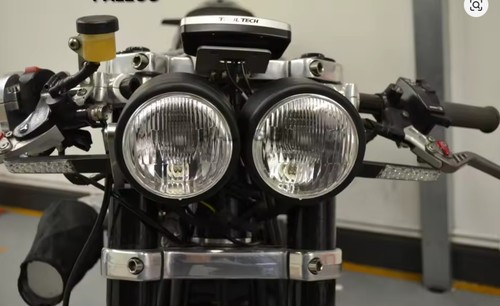 Motorcycle twin round - motorcycle,