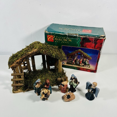 Vintage nativity set piece - nativity,