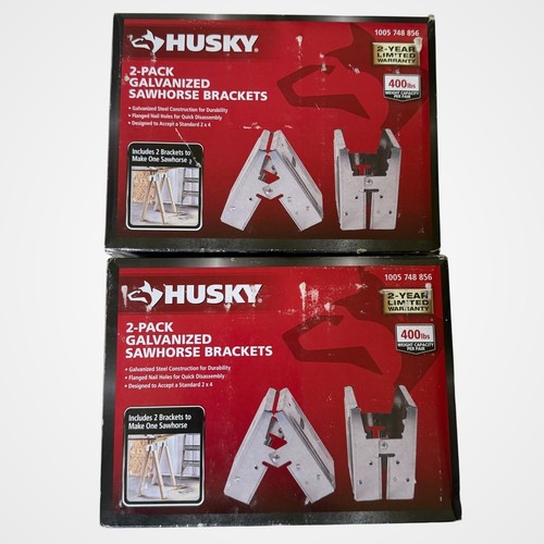 Husky galvanized 2x4 sawhorse - galvanized,