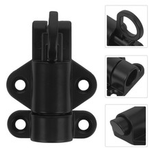  4 Pcs Sliding Bolt Lock. Black Gate Latch Heavy Duty Aluminum Alloy Latches