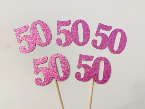 50th birthday pink - 50th,