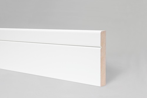 Skirting board white primed - skirting,